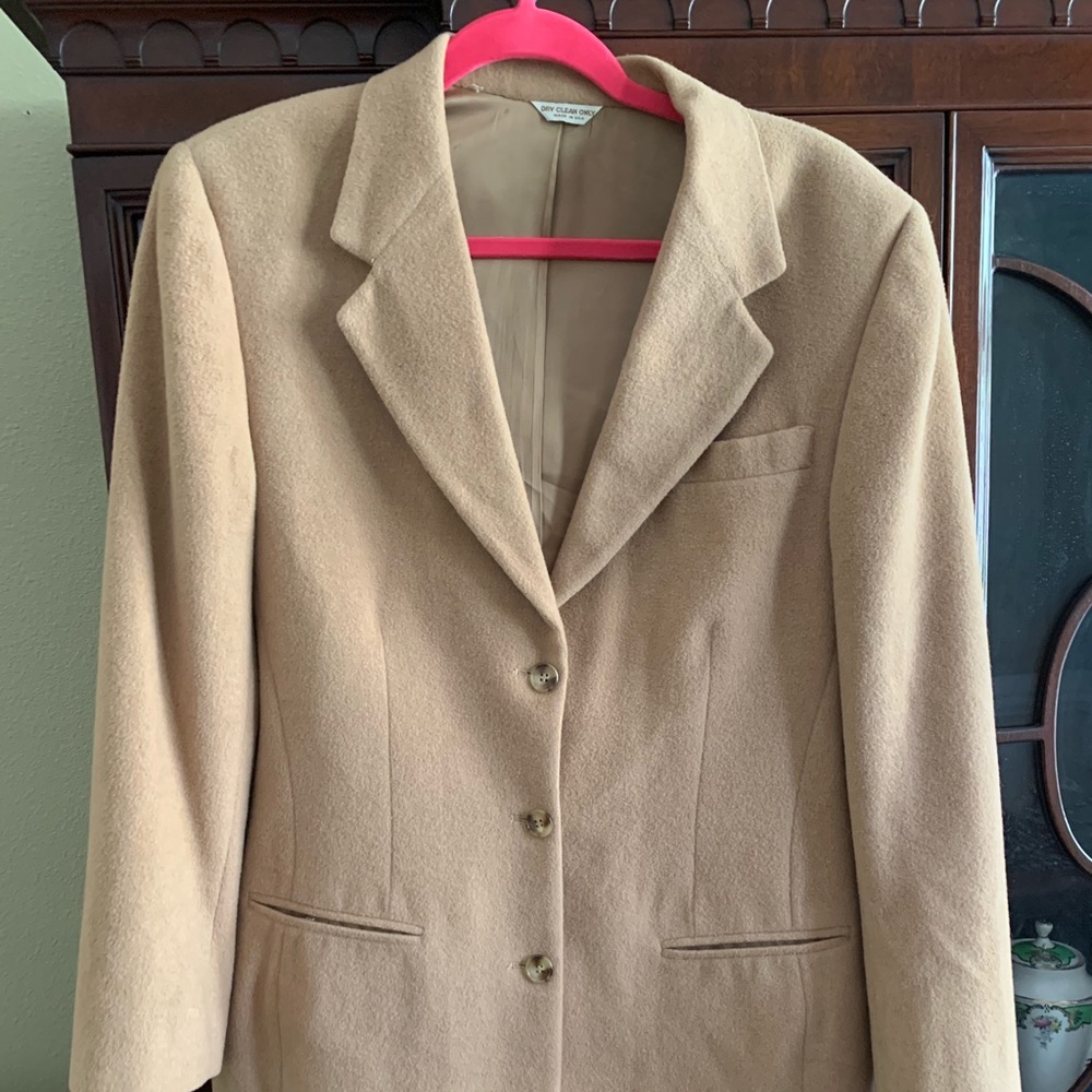 💯 Camel hair blazer